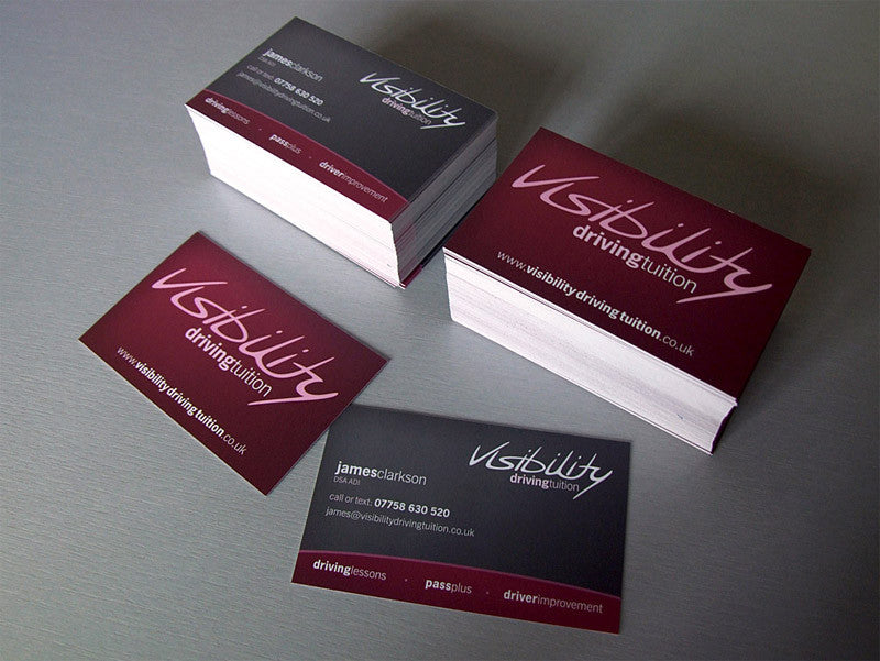 Business Card  3.5 x 2 uv 4:4